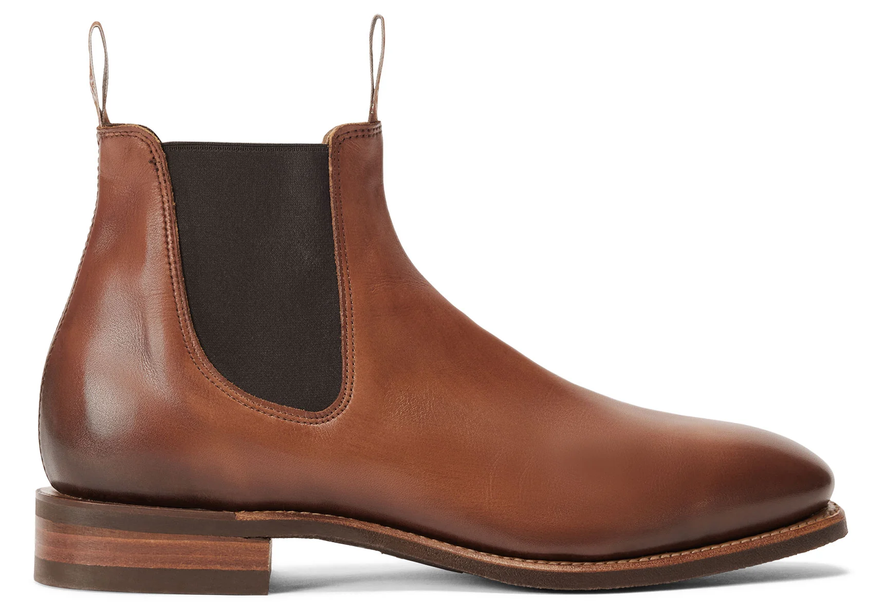 R.M. Williams Burnished Comfort Craftsman Boot - Dark Tan - Image 4