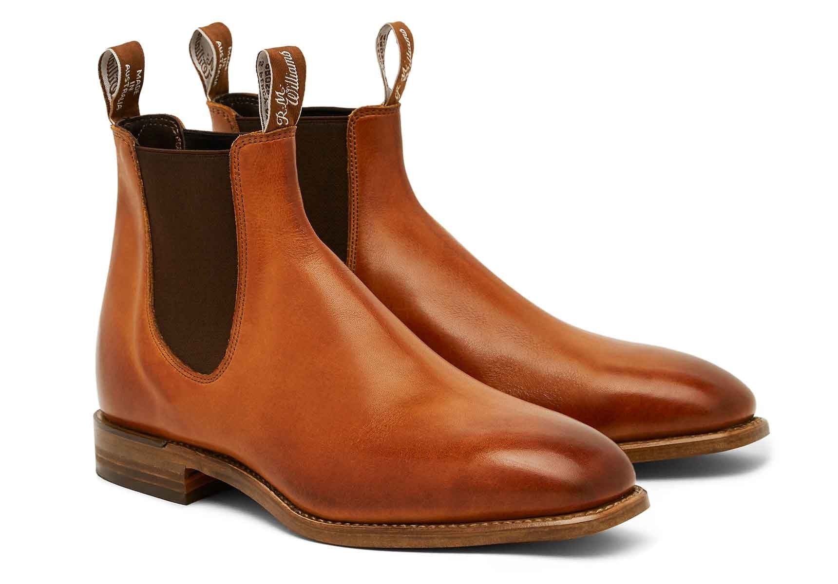 R.M. Williams Chinchilla Chelsea Boot - Cognac