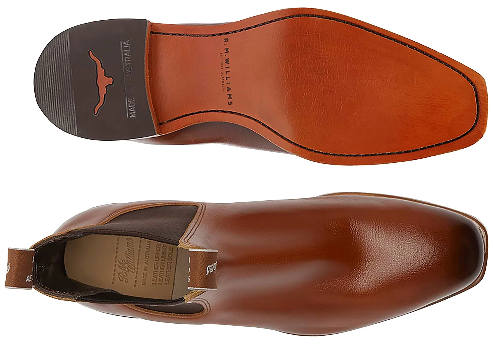 R.M. Williams Chinchilla Chelsea Boot - Cognac - Image 2