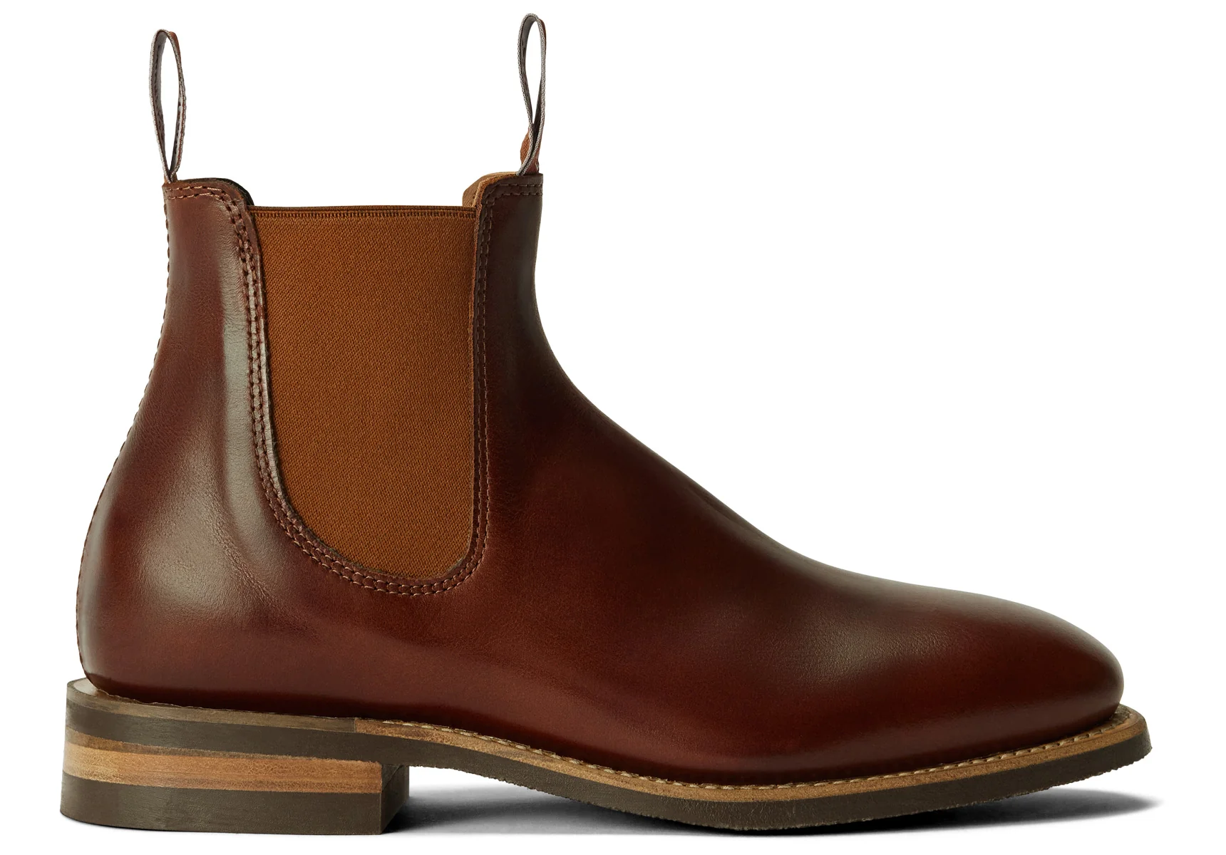 R.M. Williams Comfort Craftsman Boot - Mid Brown/ Saddle - Image 4