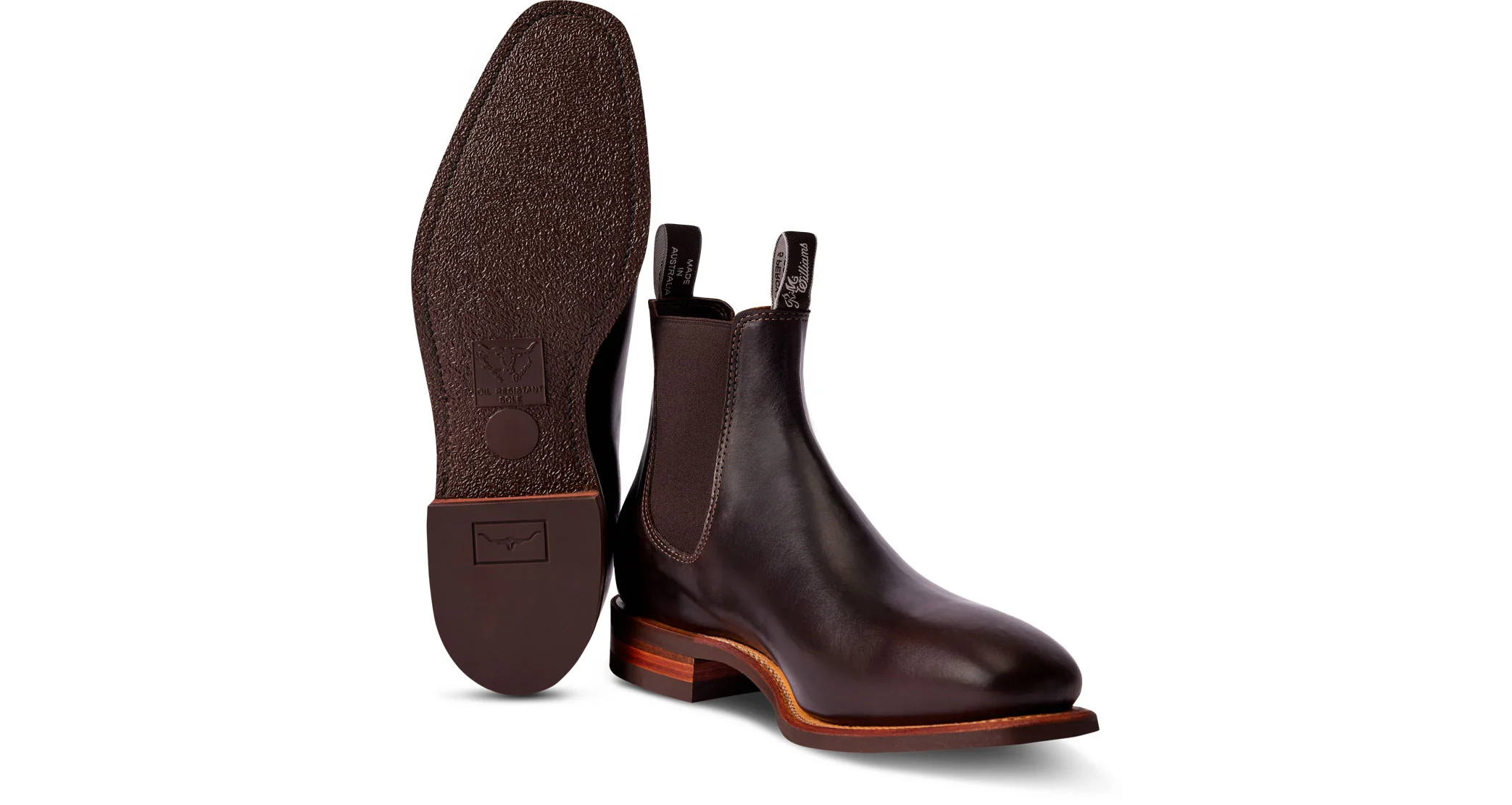 R.M. Williams Comfort Craftsman Chelsea Boot - Chocolate - Image 2