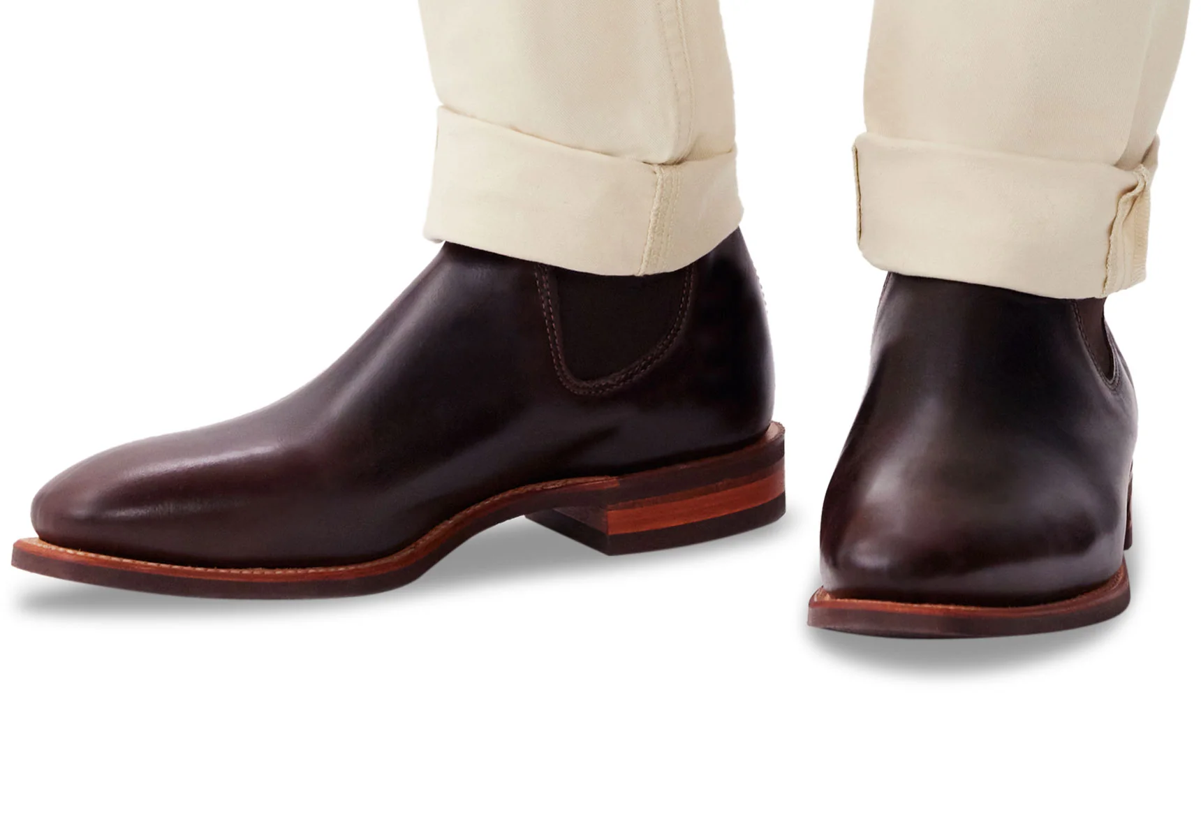 R.M. Williams Comfort Craftsman Chelsea Boot - Chocolate - Image 5