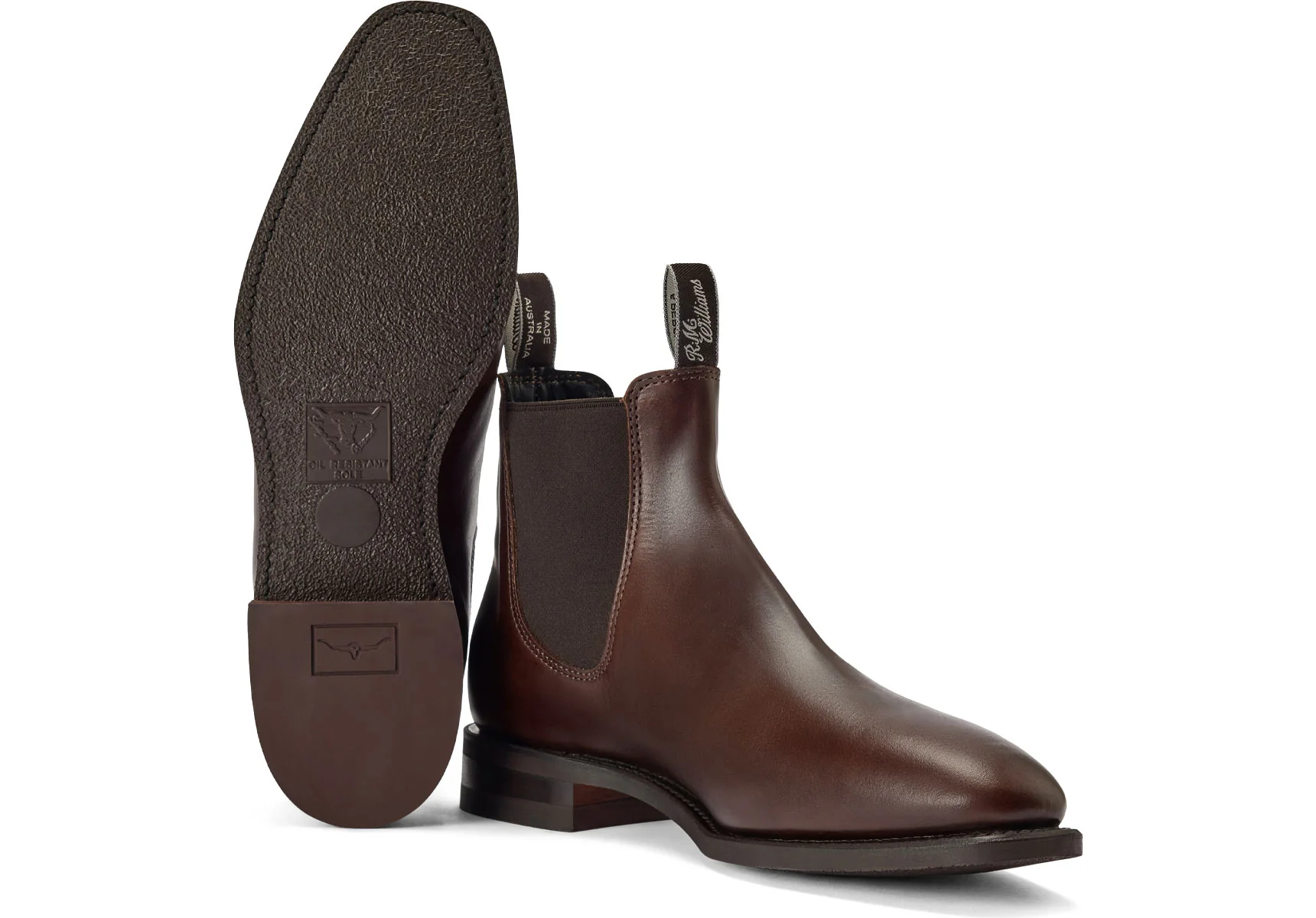 R.M. Williams Comfort Craftsman Chelsea Boot - Chocolate Raisin - Image 2