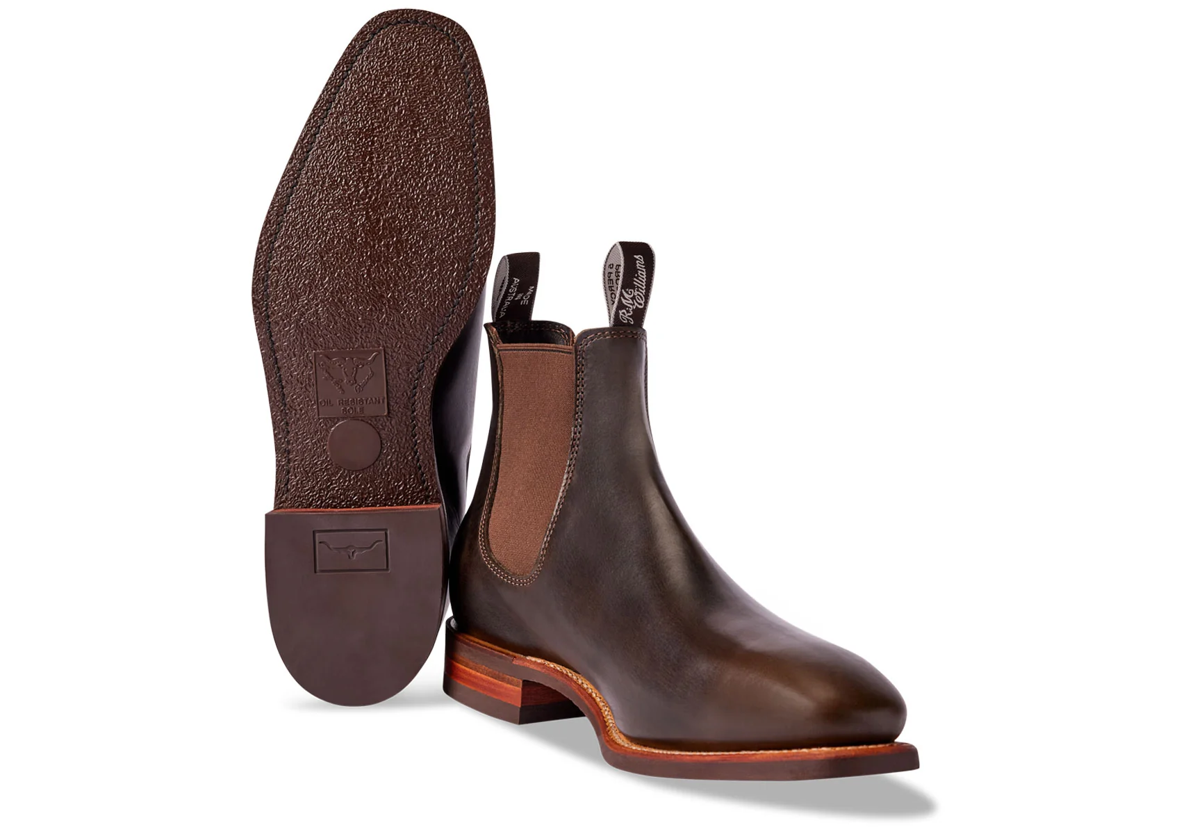 R.M. Williams Comfort Craftsman Chelsea Boot - Dark Olive - Image 2