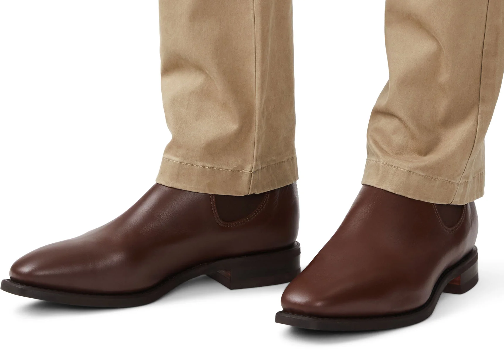 R.M. Williams Comfort Craftsman Chelsea Boot - Dark Tan - Image 5