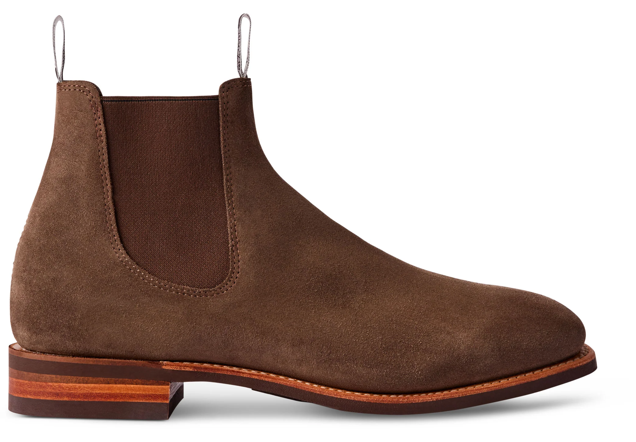 R.M. Williams Comfort Craftsman Suede Chelsea Boot - Lichen Suede - Image 4