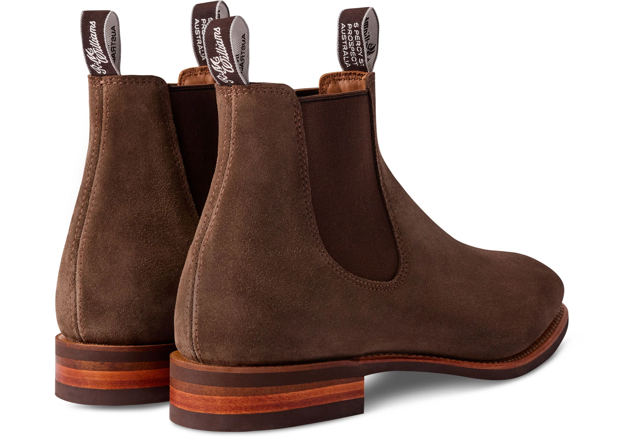 R.M. Williams Comfort Craftsman Suede Chelsea Boot - Lichen Suede - Image 5