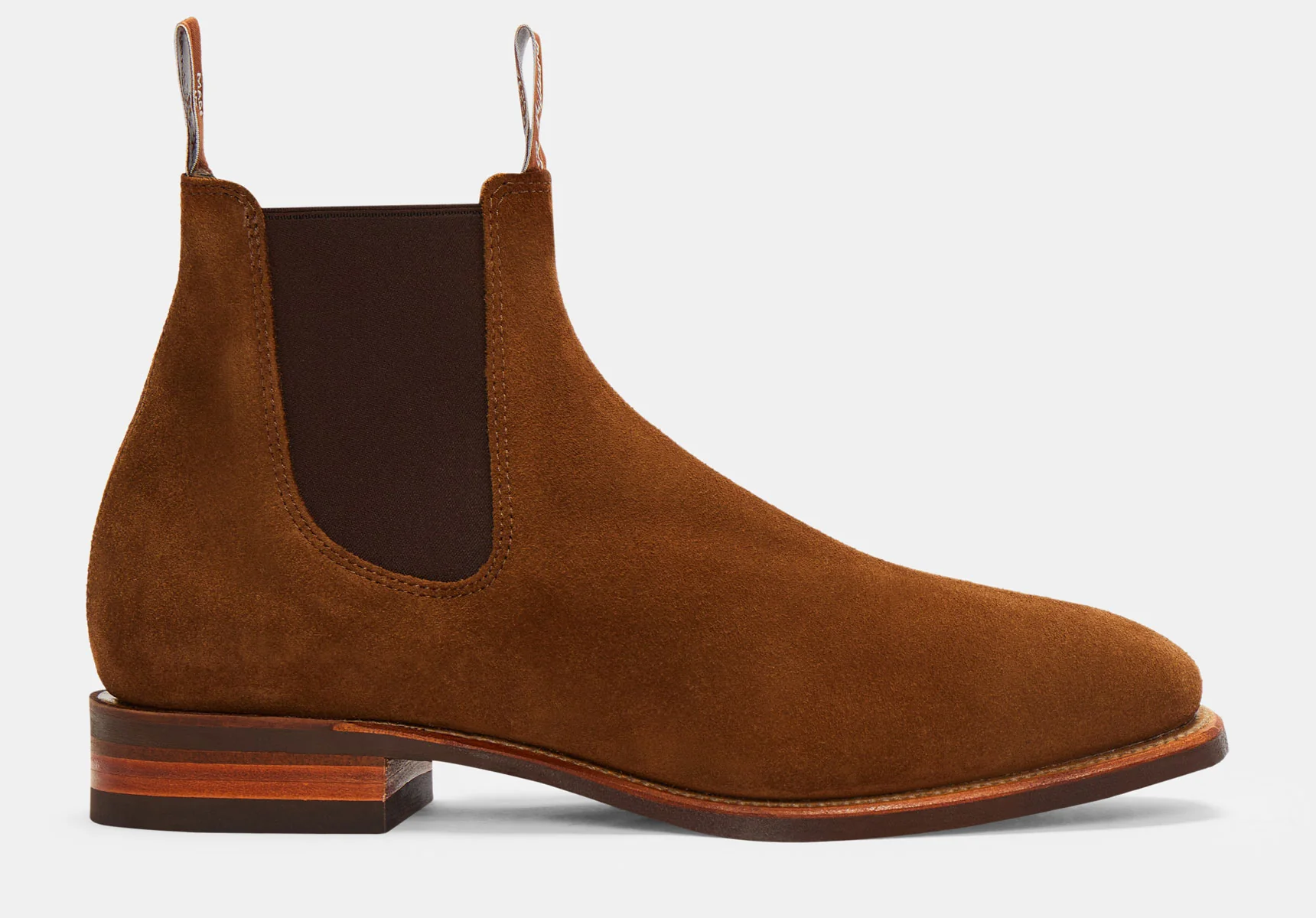R.M. Williams Comfort Craftsman Suede Chelsea Boot - Cedar - Image 4