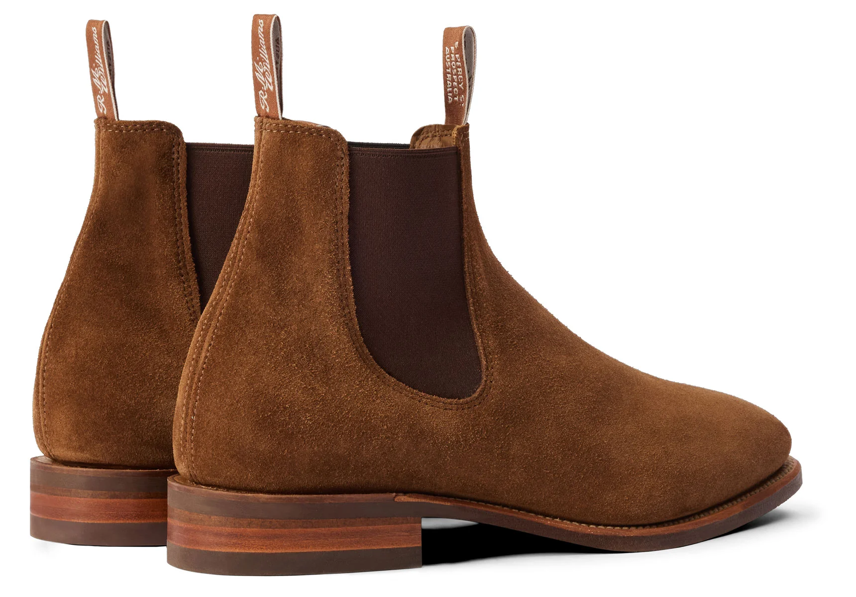 R.M. Williams Comfort Craftsman Suede Chelsea Boot - Cedar - Image 5