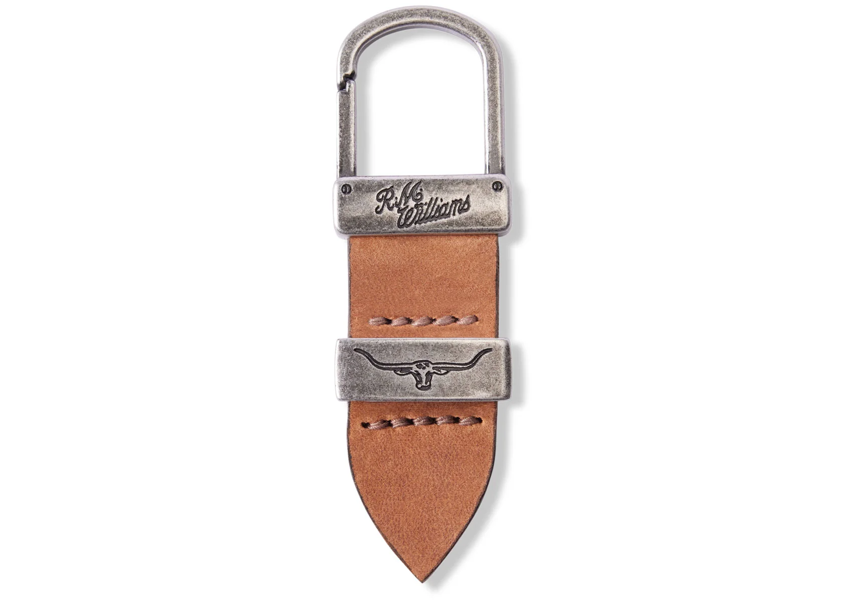 R.M. Williams Drover Key Fob - Vintage Brown