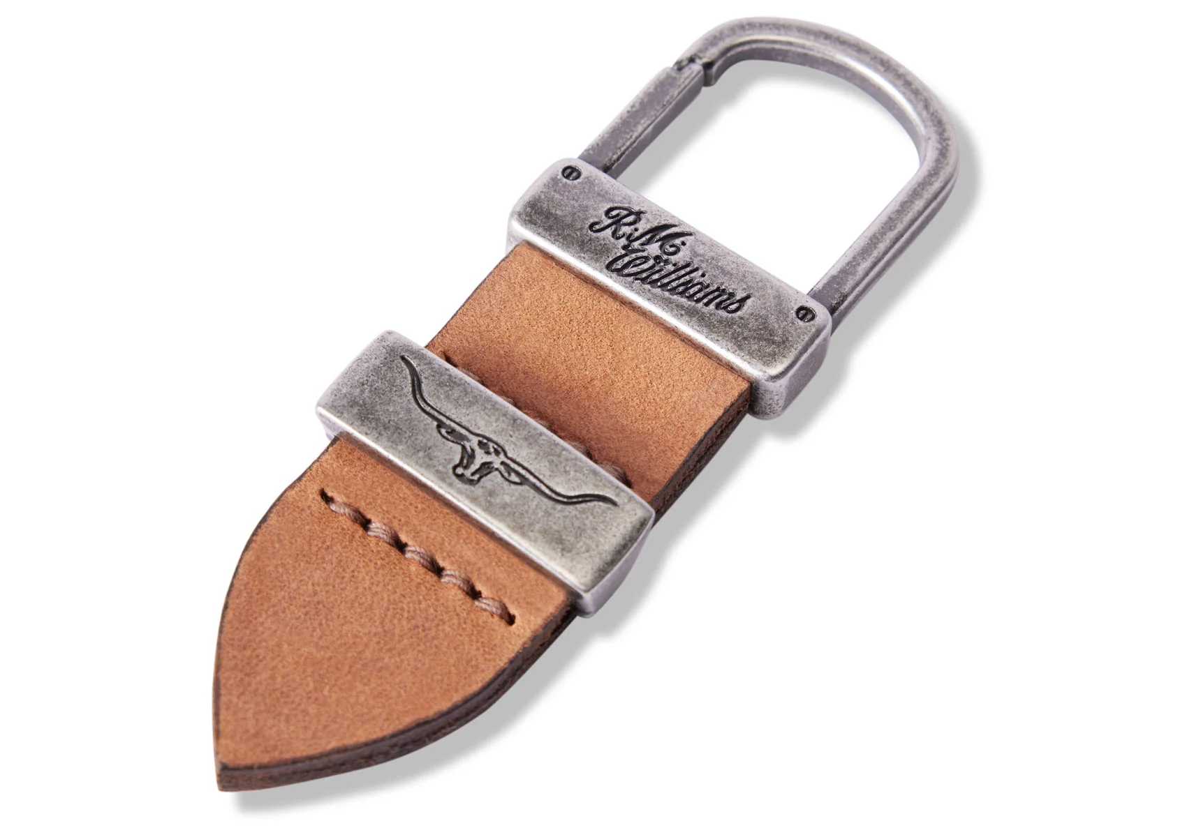 R.M. Williams Drover Key Fob - Vintage Brown - Image 3
