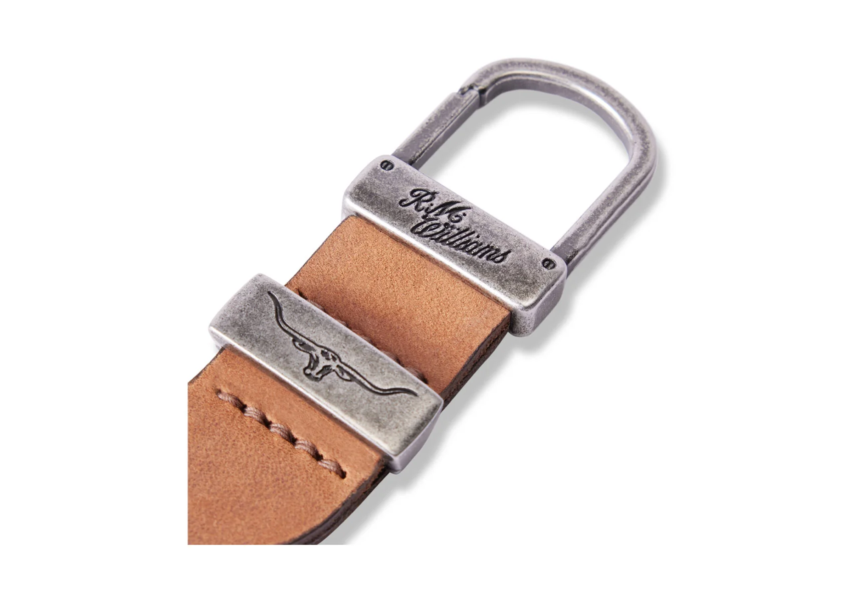 R.M. Williams Drover Key Fob - Vintage Brown - Image 4