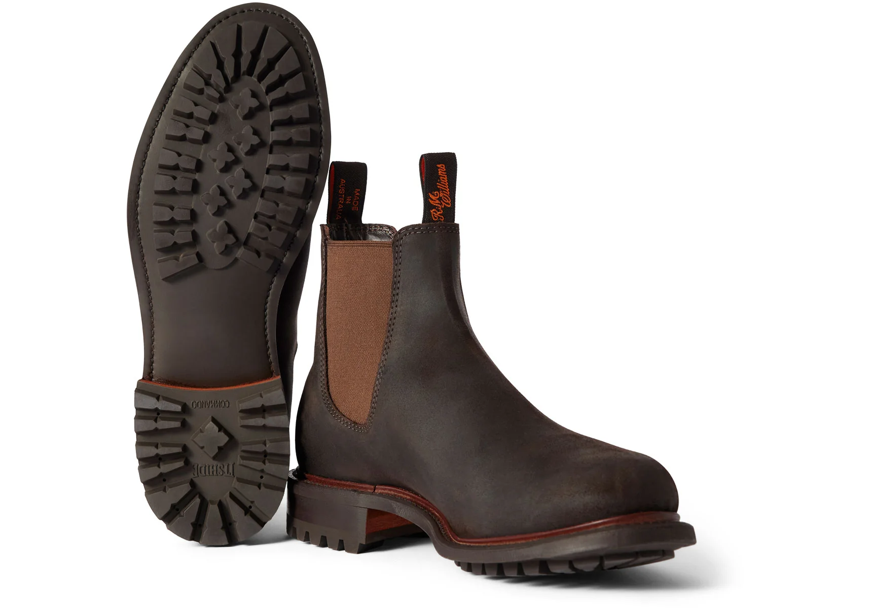 R.M. Williams Gardener Commando Boot - Dark Brown - Image 2
