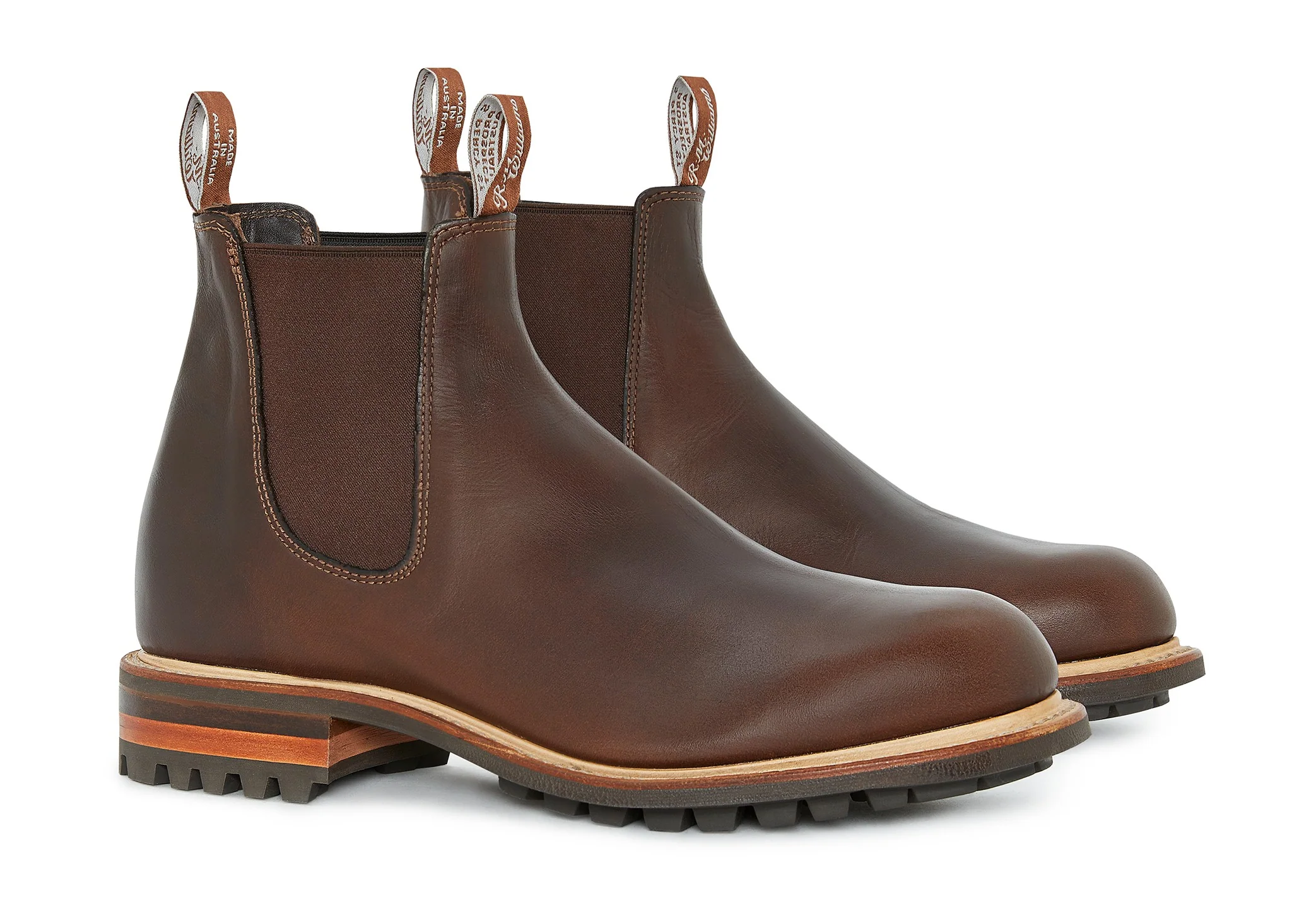 R.M. Williams Gardener Commando Boot - Dark Brown