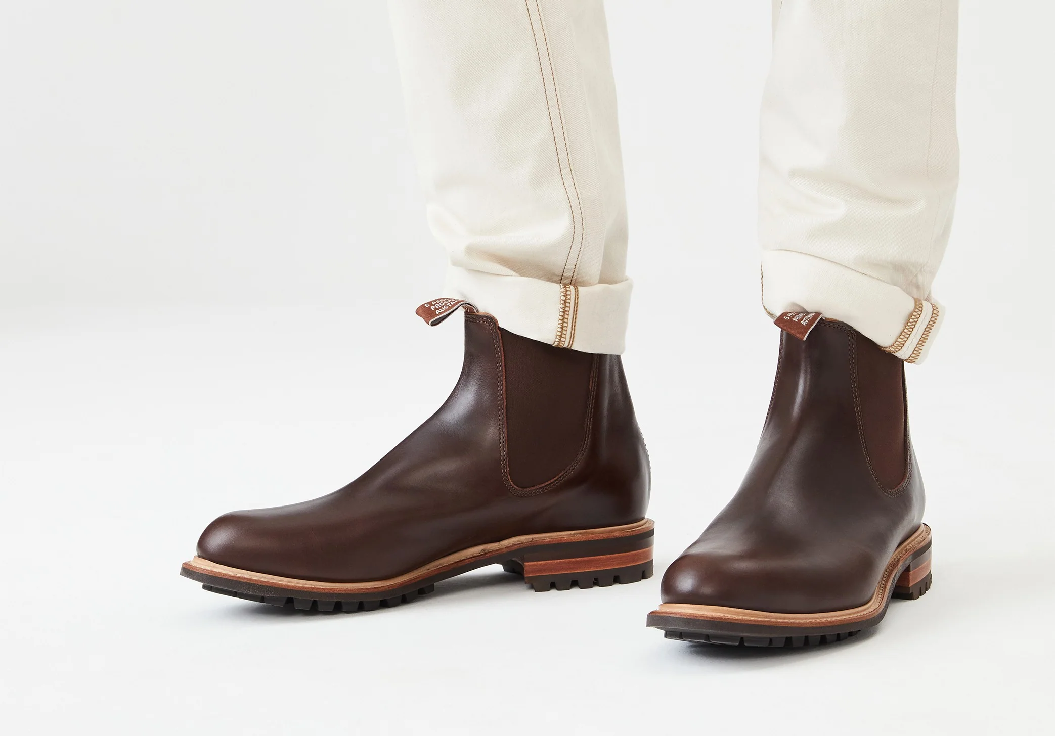 R.M. Williams Gardener Commando Boot - Dark Brown - Image 3