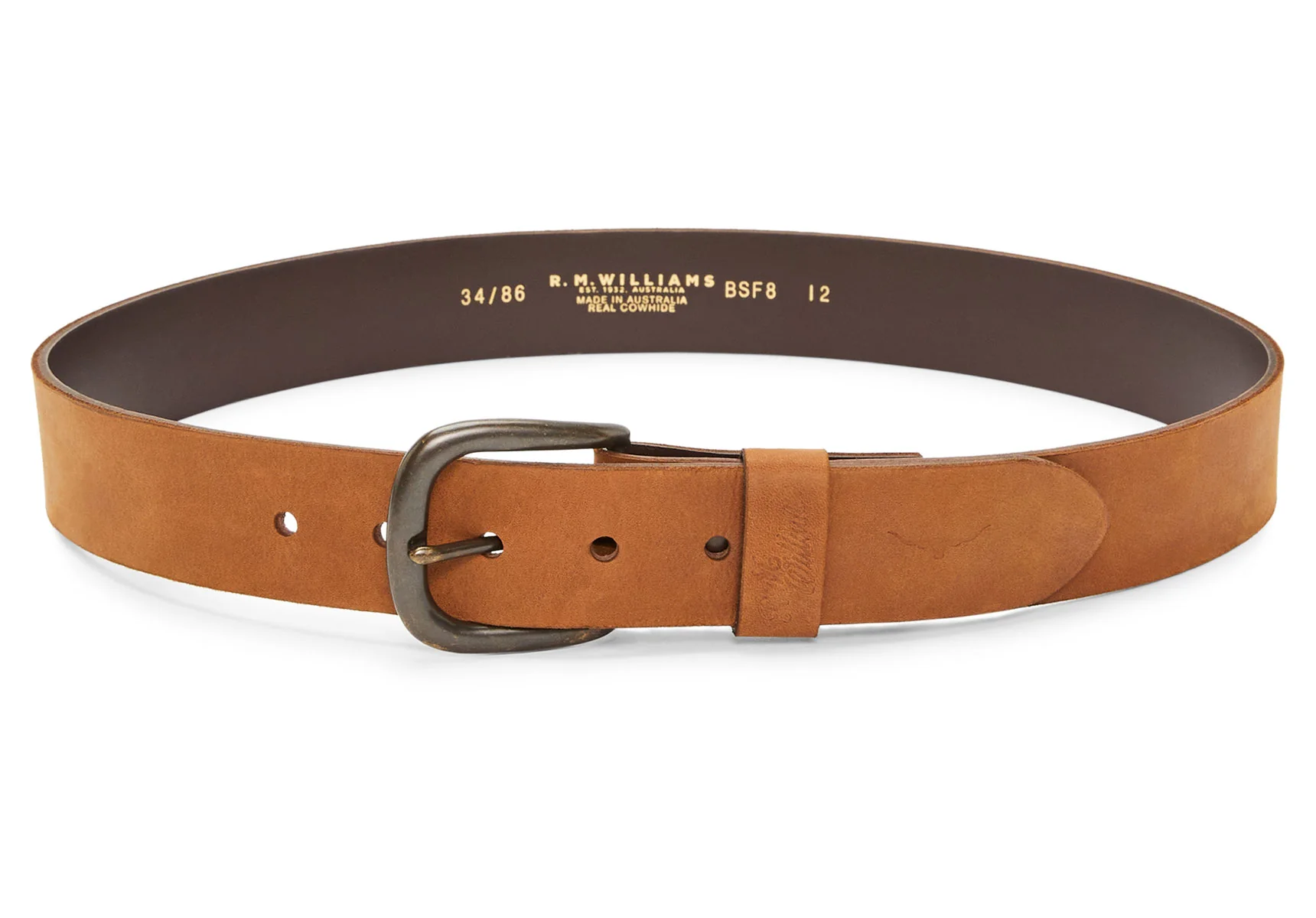 R.M. Williams Goodwood Belt - Vintage Brown - Image 3