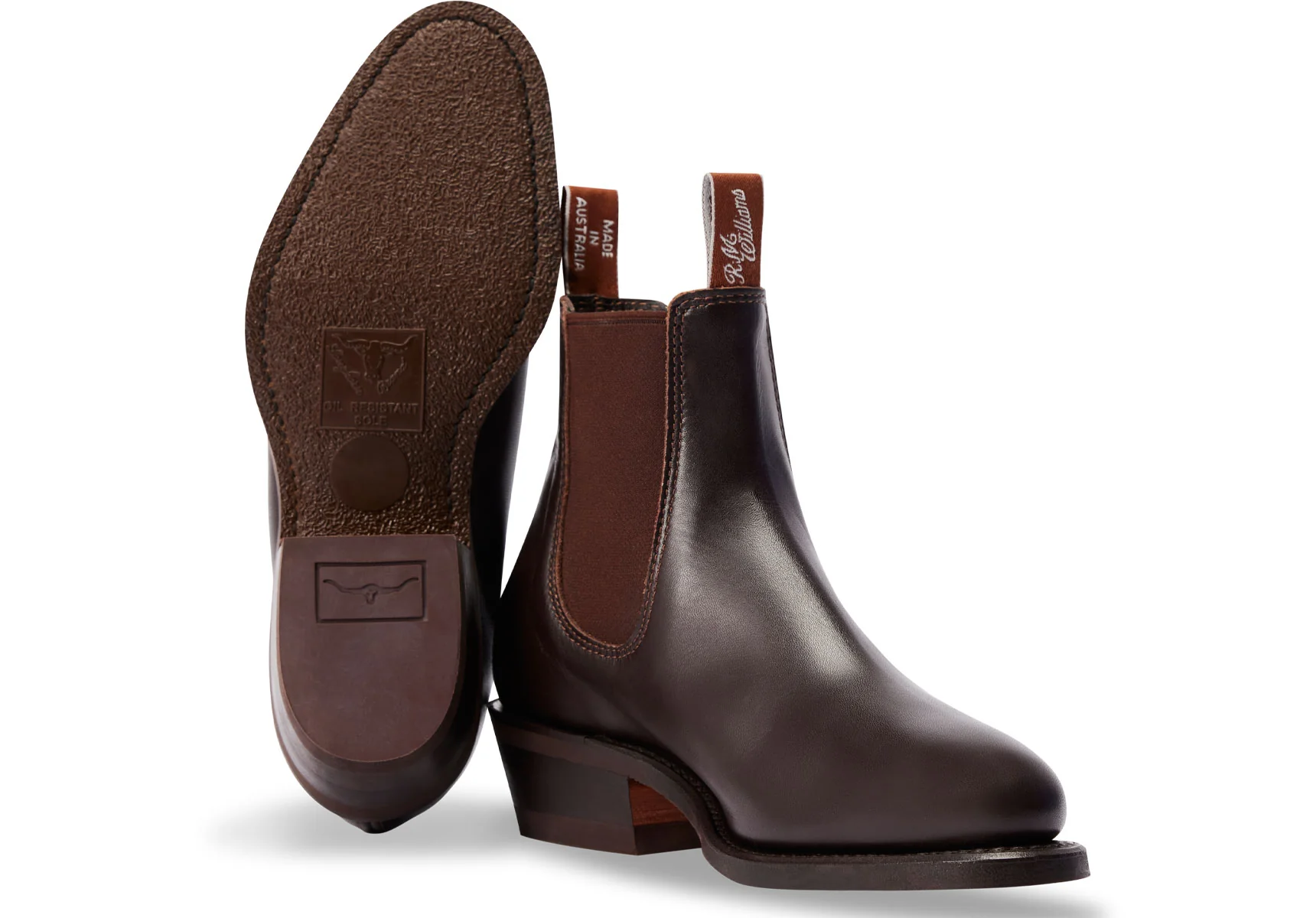 R.M. Williams Lady Yearling - Rubber Sole - Chestnut - Image 2