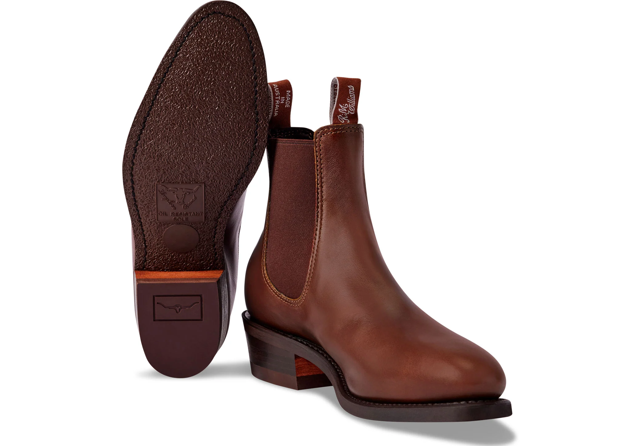 R.M. Williams Comfort Lady Yearling Boot - Mid Brown - Image 2