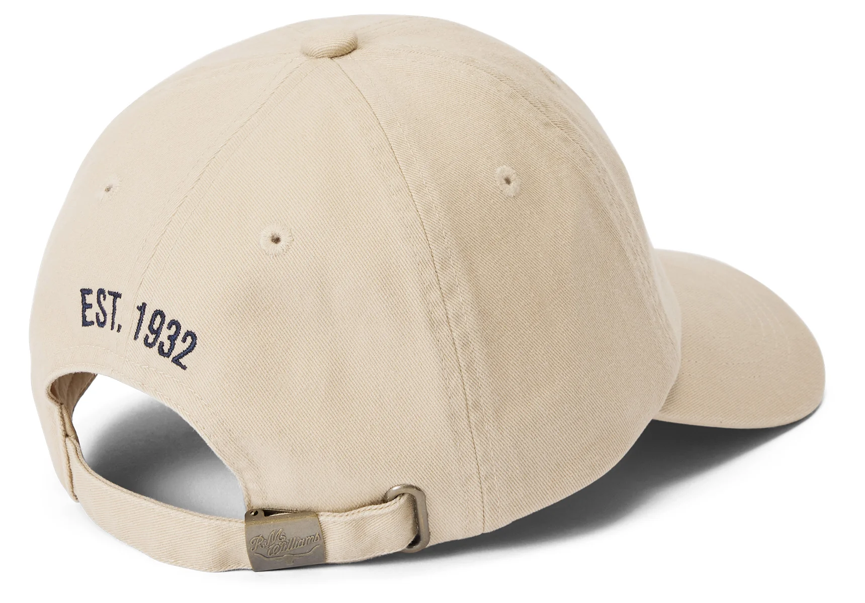 R.M. Williams Mini Longhorn Twill Cap - Ecru - Image 2