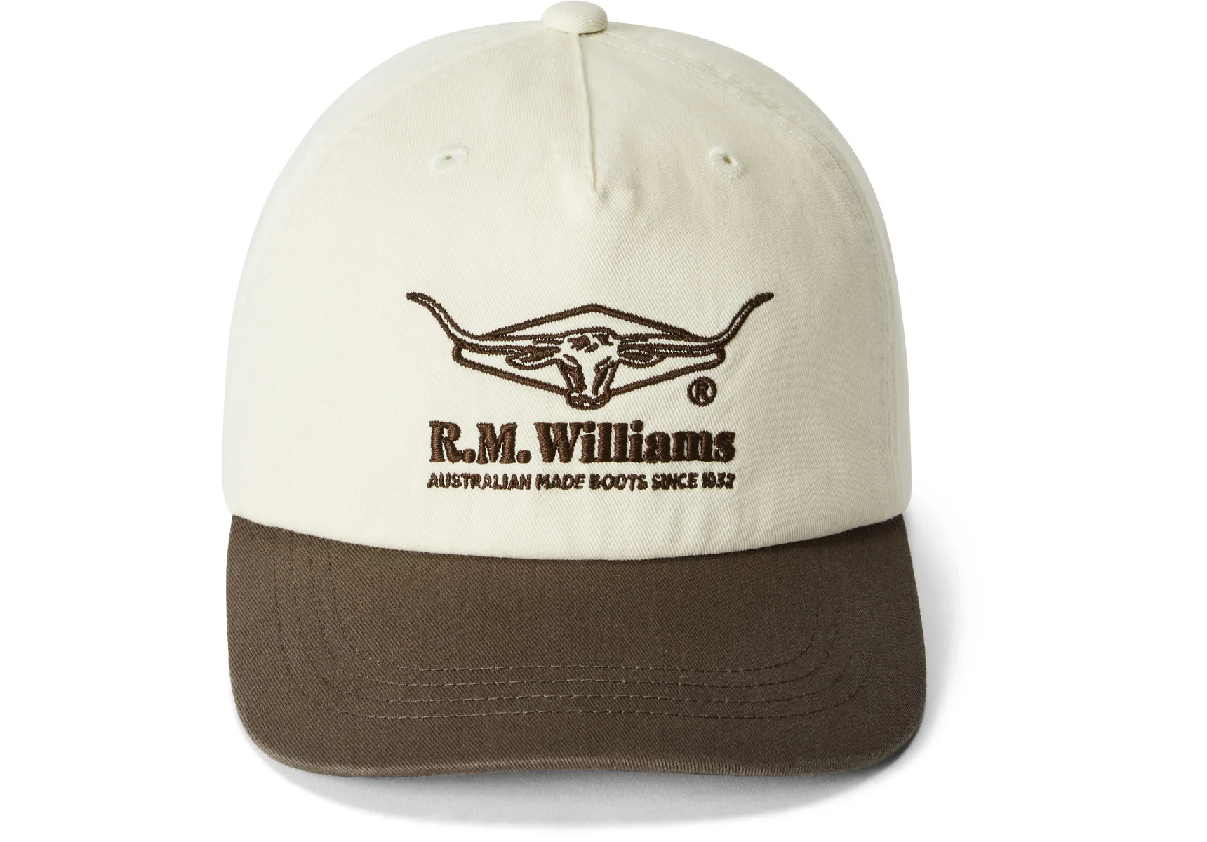 R.M. Williams Percy Twill Cap - Natural Khaki - Image 3