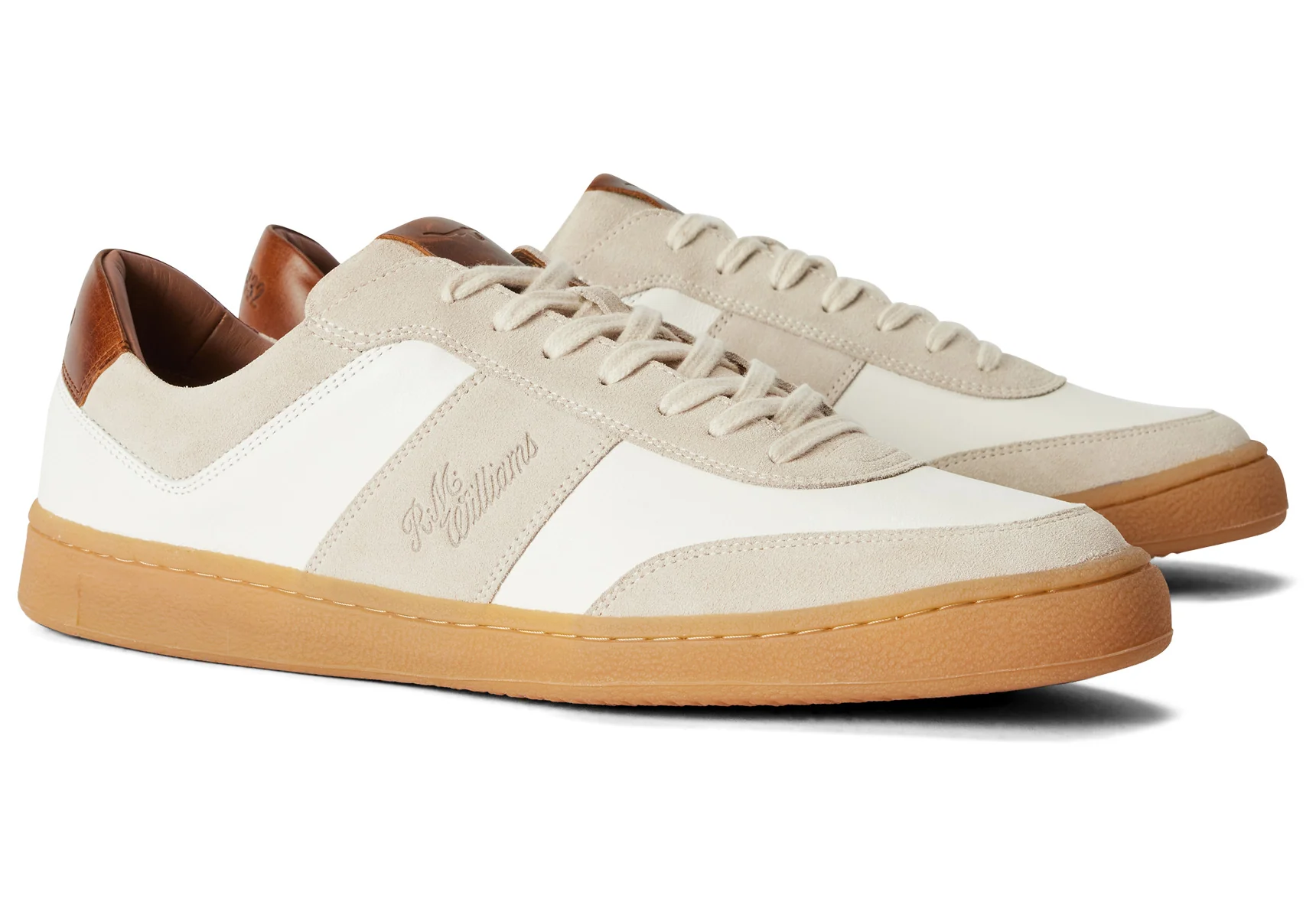 R.M. Williams Sandbar Sneaker - White/Tan