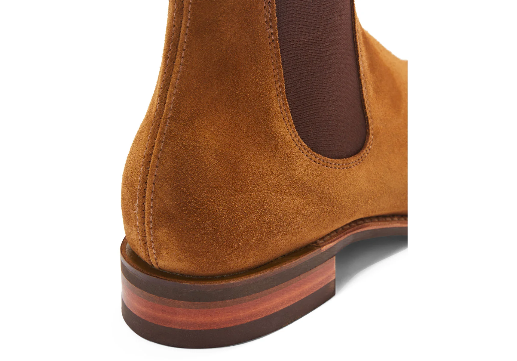 R.M. Williams Comfort Craftsman Suede Chelsea Boot - Tobacco Suede - Image 3