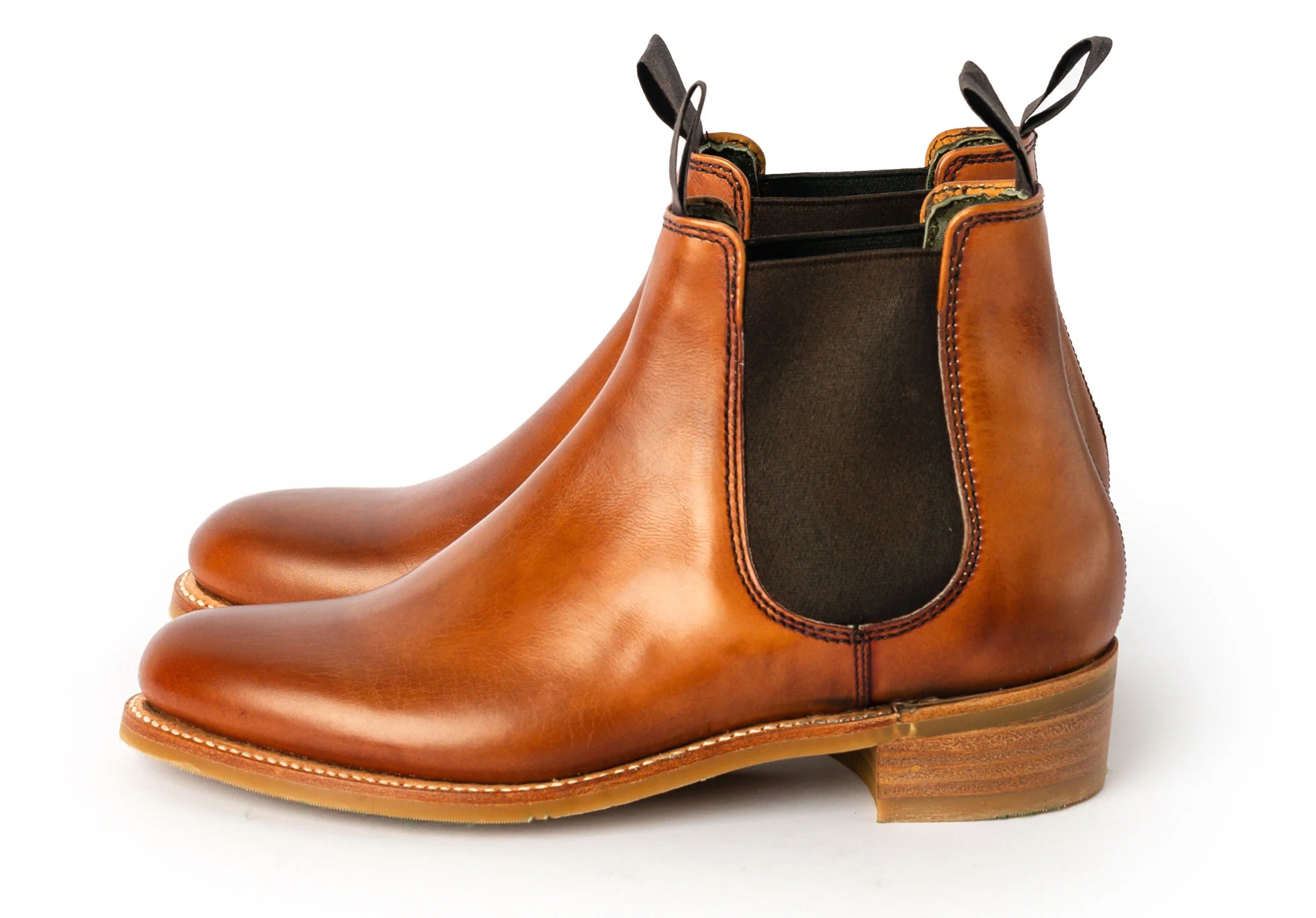 Robinson Gina Rubber Sole - Antique Rosewood Calf - Image 5
