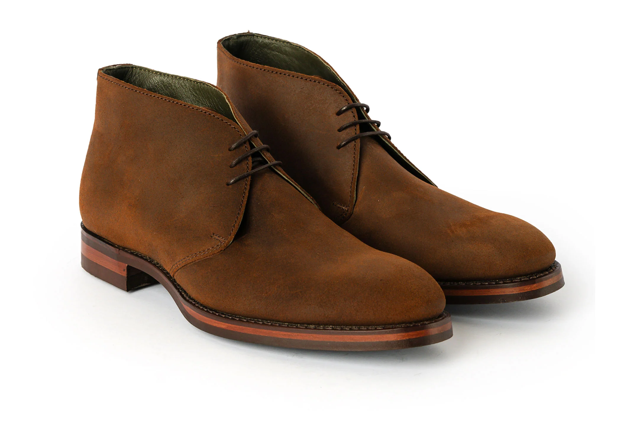 Robinson Twain - Brown Waxy Suede - Image 3