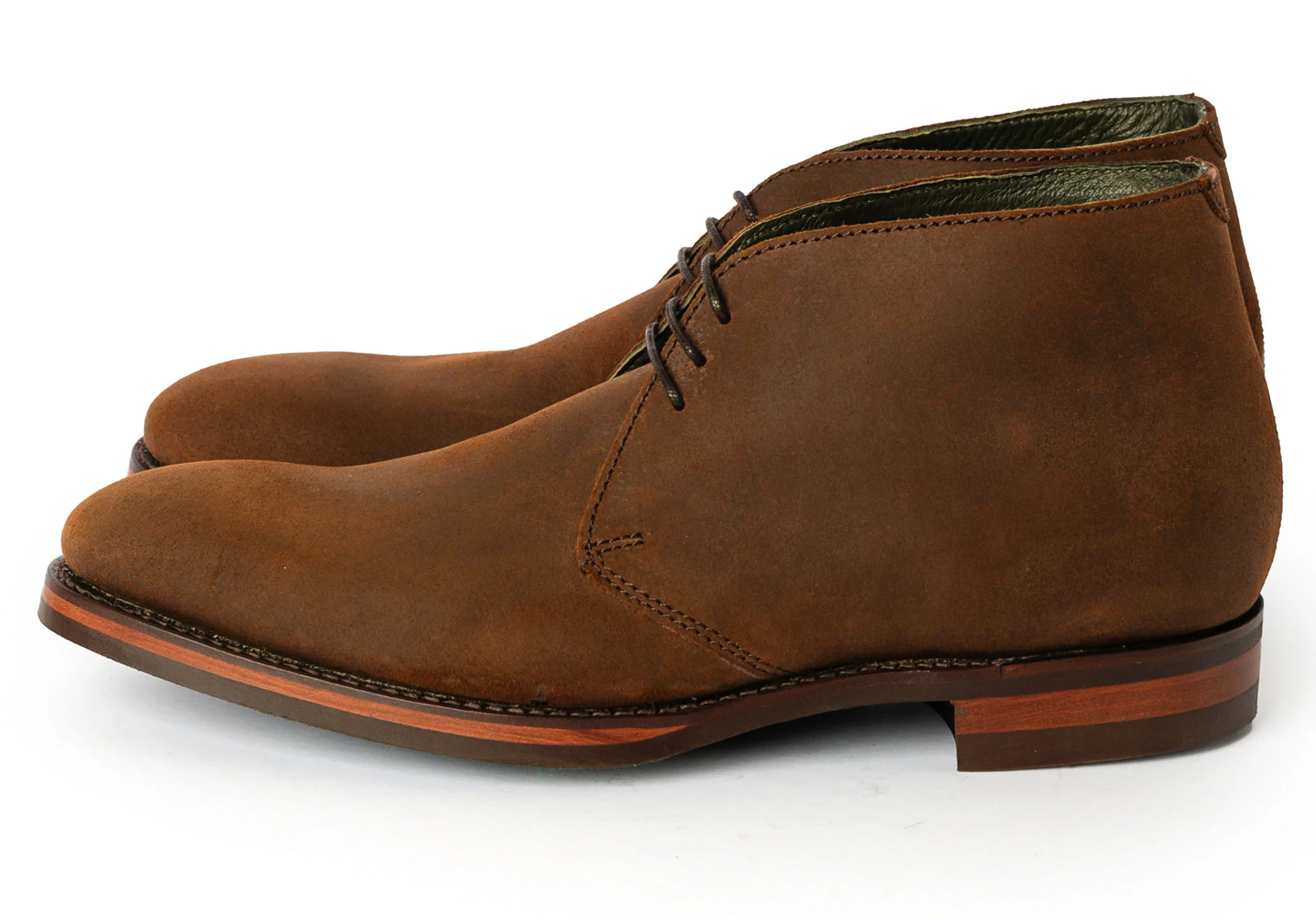Robinson Twain - Brown Waxy Suede - Image 5