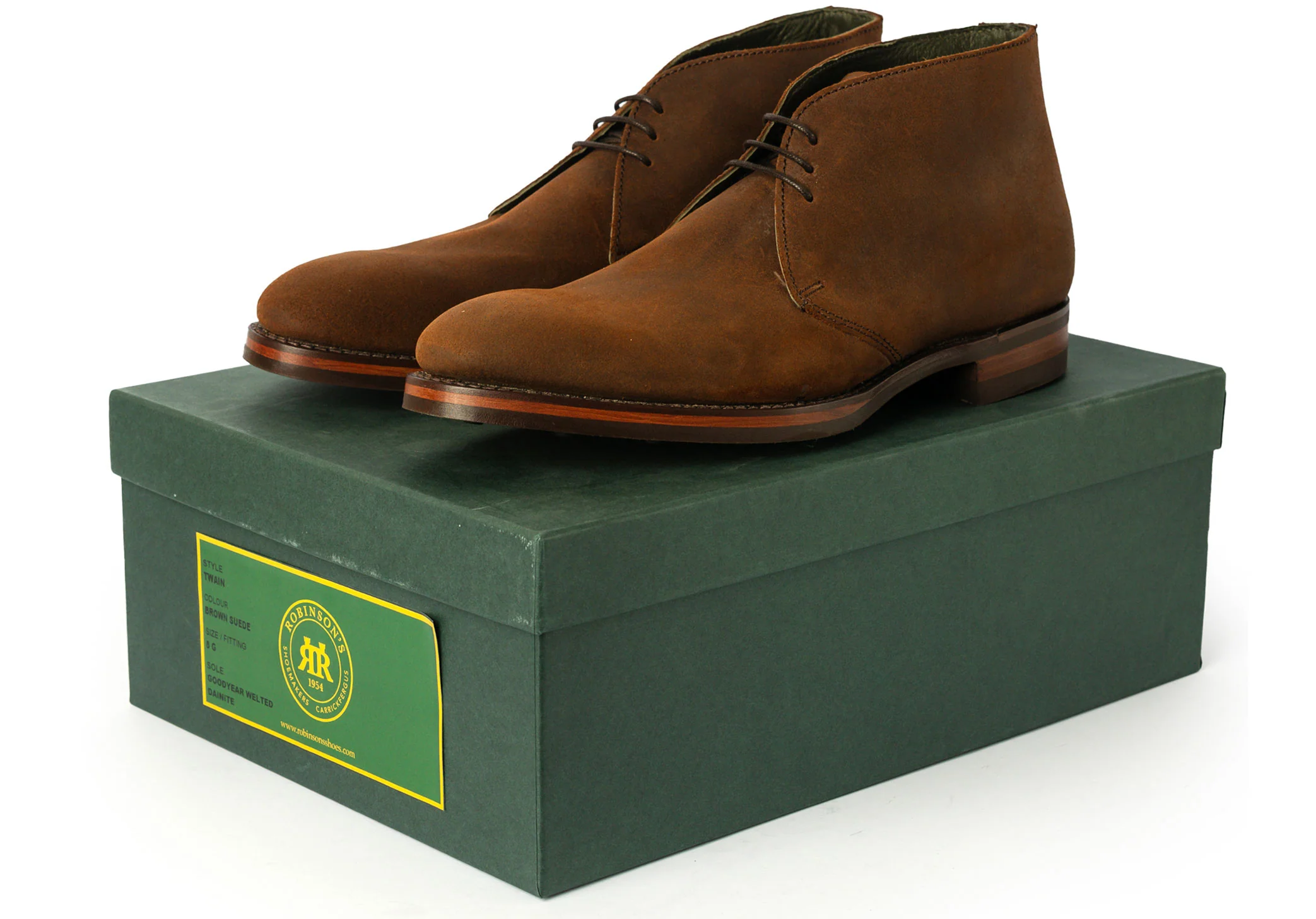 Robinson Twain - Brown Waxy Suede - Image 6