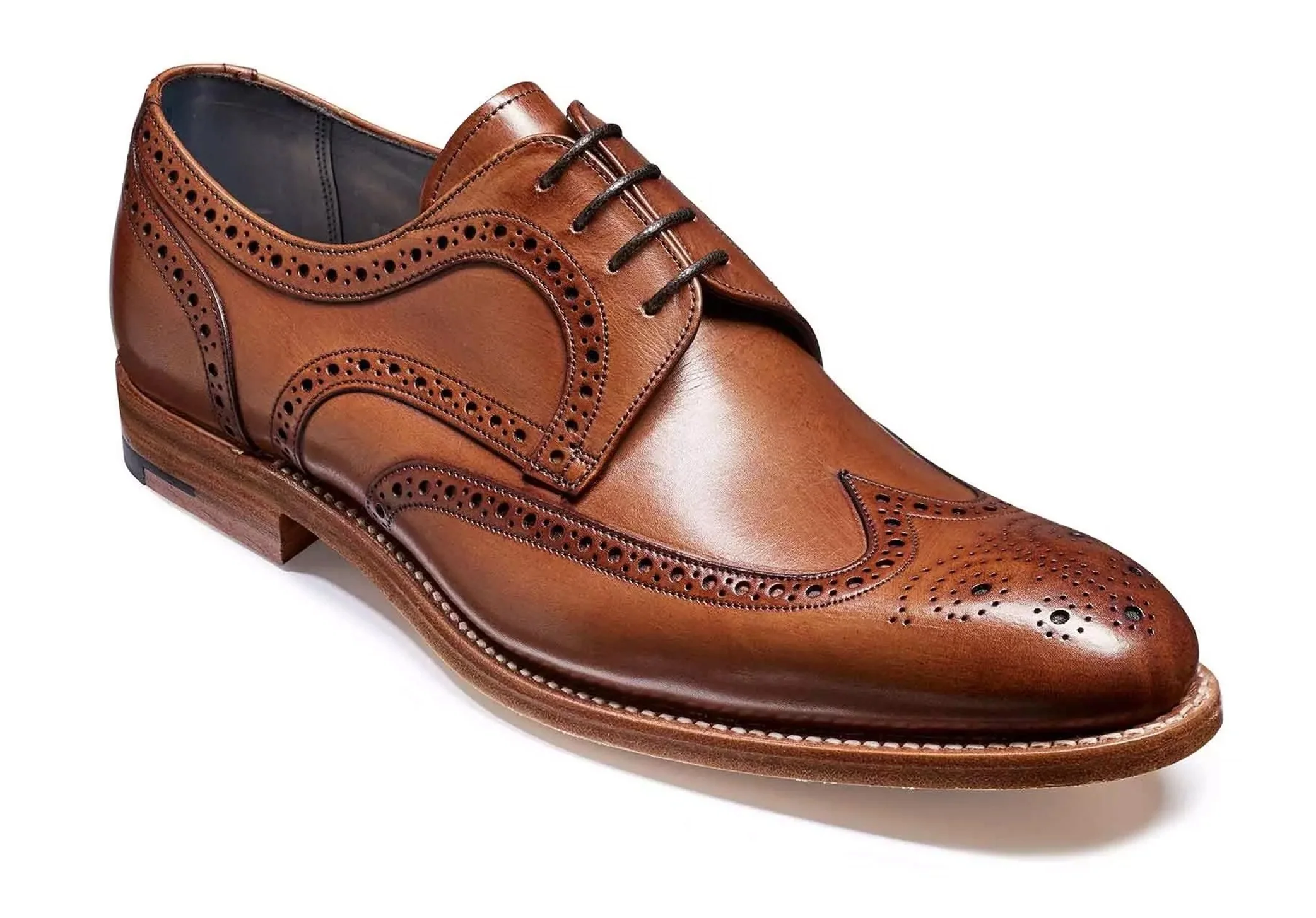 Robinson Wilde - Brown Hand Painted