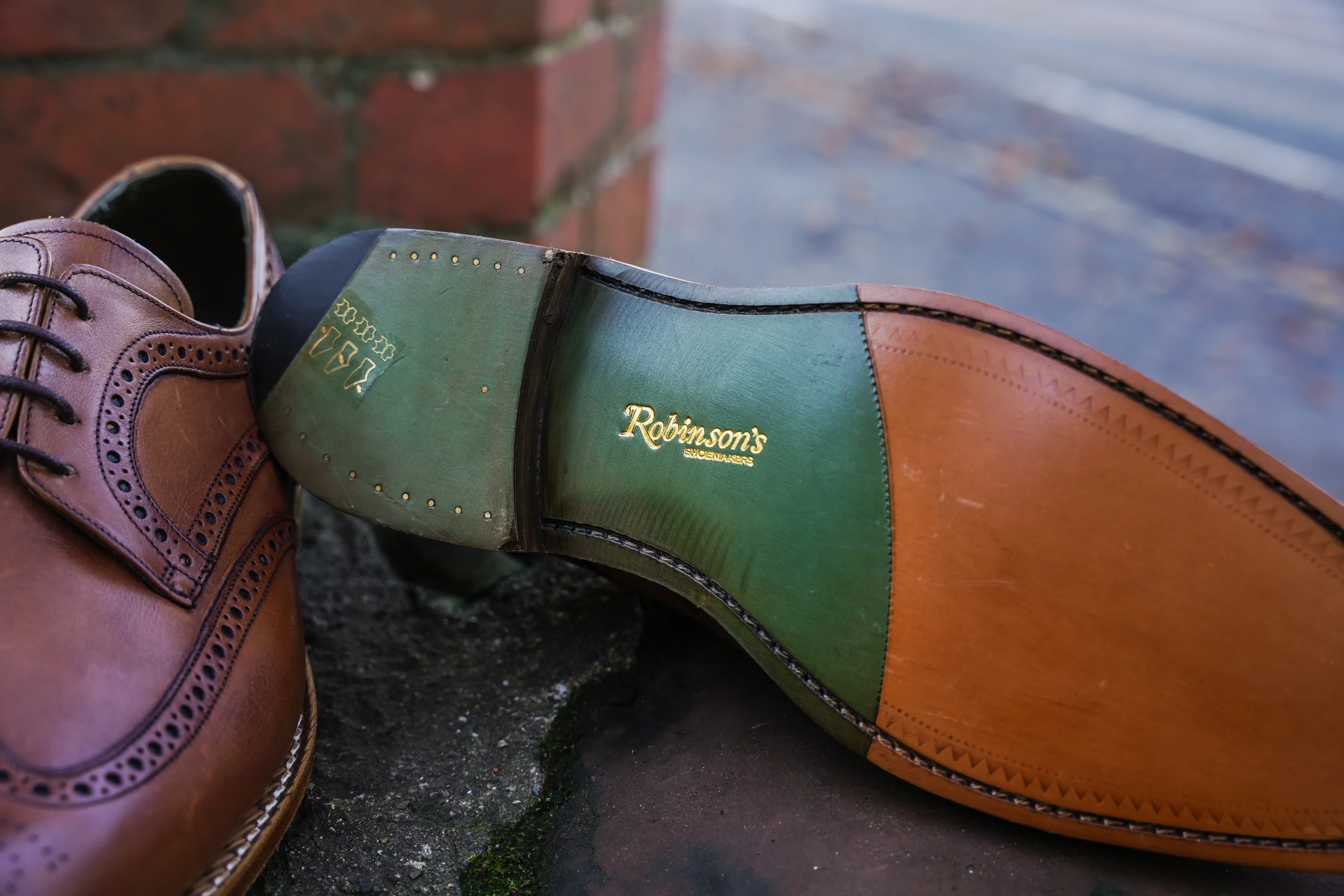Robinson Wilde - Brown Hand Painted - Image 2