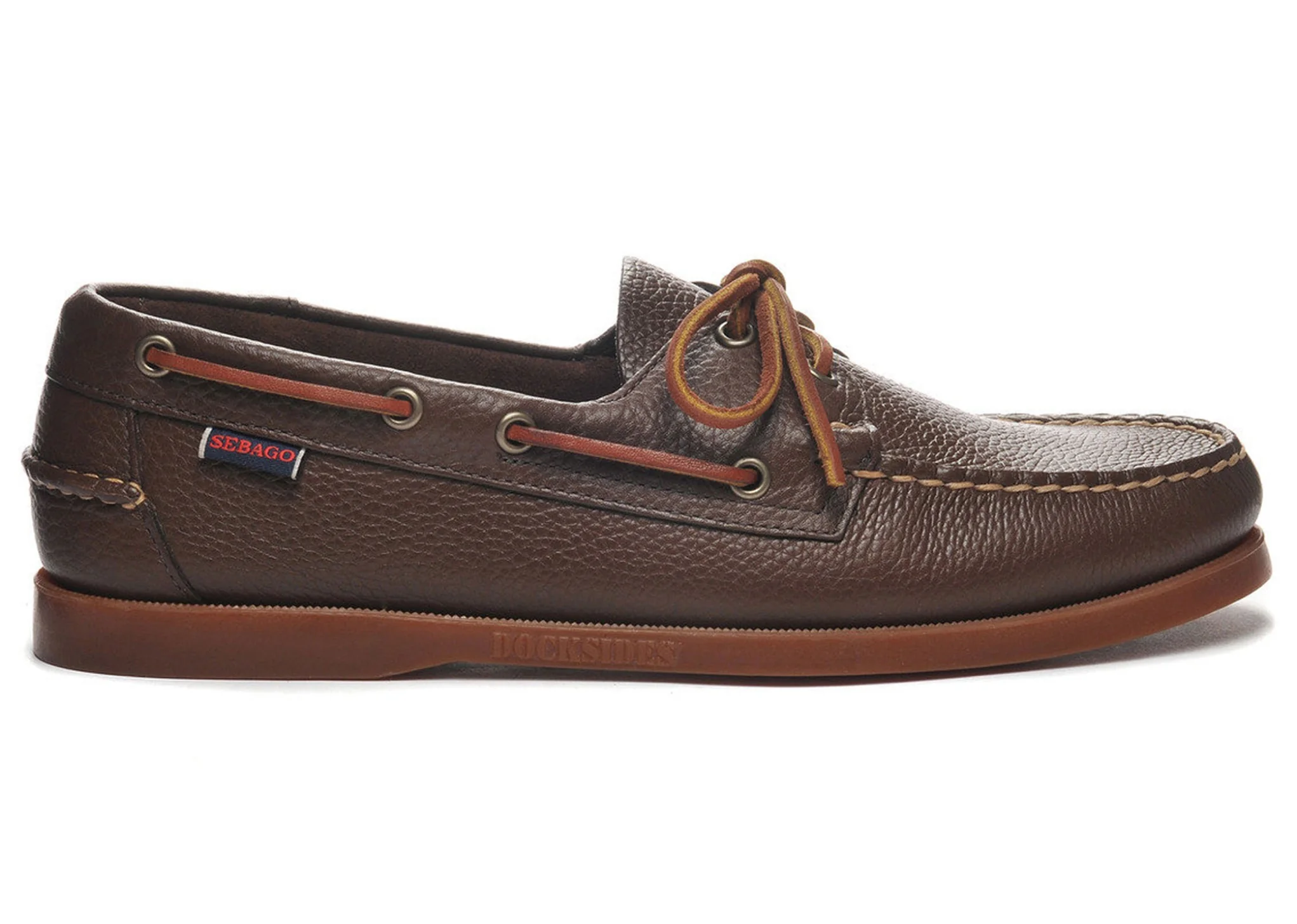 Sebago Dockside Portland Martellato - Brown Cognac Gum