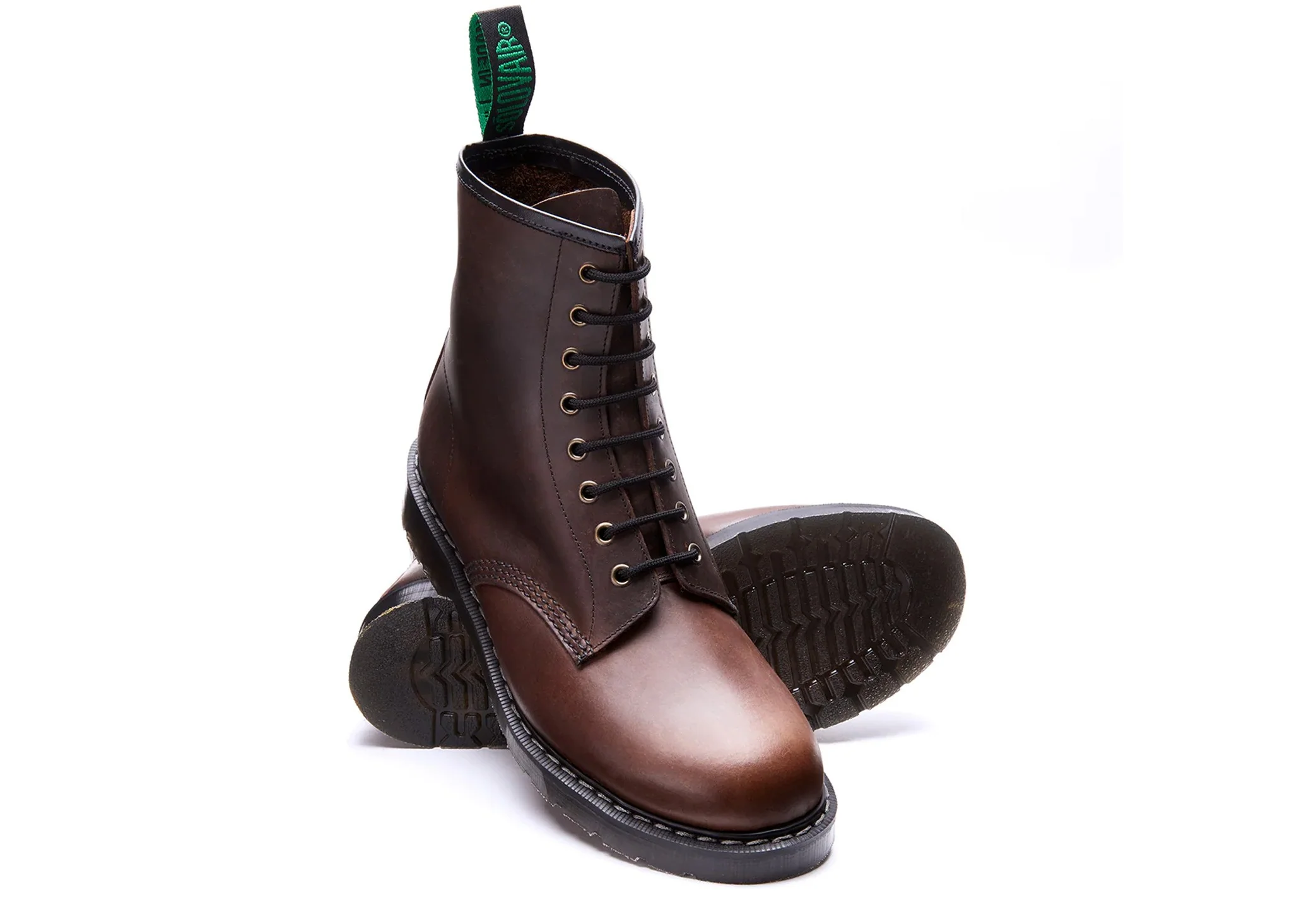 Solovair 8 Eye Derby - Gaucho Crazy Horse